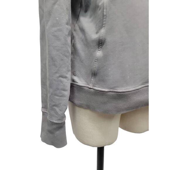 Lululemon Scuba Pullover Hooded in Washed Dark Chrome Womens Size‎ 4 - Picture 9 of 12